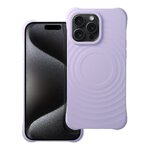 Silicone Zephyr Mag Cover kompatybilny z MagSafe do IPHONE 15 liliowy