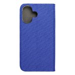 Kabura SENSITIVE Book do IPHONE 16 niebieski