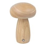 Lampka nocna GRZYBEK Art Deco jasne drewno MTWTHN
