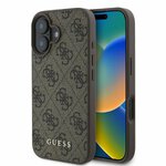GUESS futerał do IPHONE 16 GUHCP16SG4GFBR (PU 4G Classic) brązowy