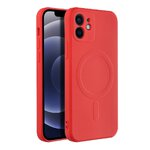 Futera Silicone Mag Cover kompatybilny z MagSafe do IPHONE 12 czerwony