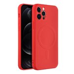 Futerał Silicone Mag Cover kompatybilny z MagSafe do IPHONE 12 PRO czerwony