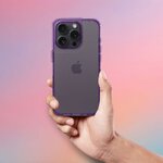 Futerał MATRIX CLEAR do IPHONE 14 jasnofioletowy