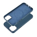 Leather Mag Cover kompatybilne z MagSafe do IPHONE 15 PLUS niebieski