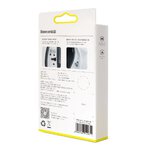 BASEUS lampka ostrzegawcza drzwi samochodu LED 2 sztuki białe CRFZD-02