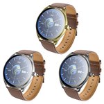 HOCO smartwatch z funkcją rozmowy AMOLED Y22 złoty szampański