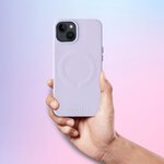 Futera Roar Leather Mag Case kompatybilny z MagSafe - do iPhone 14 Plus Fioletowy