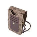 Torebka uniwersalna na telefon / portfel GUESS GUWBSQGBE brzowa