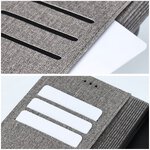 Kabura GOMMA Book do XIAOMI Redmi 13C / POCO C65 szary