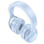 HOCO suchawki bezprzewodowe bluetooth nagowne W48 niebieskie