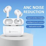 FORCELL F-AUDIO suchawki bezprzewodowe / bluetooth stereo TWS Master PRO biae