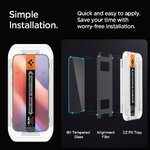 SPIGEN szkło hartowane GLAS.TR”EZ FIT” 2-pack do IPHONE 16 Pro clear