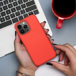 Futera SILICONE do XIAOMI Redmi 10C brzoskwiniowy