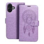 Kabura MEZZO Book do IPHONE 16 Plus łapacz snów fioletowy