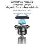 FORCELL F-Grip MagElite uchwyt samochodowy do kratki wlotu magnetyczny czarny