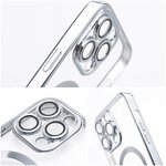Futera Electro Mag Cover kompatybilny z MagSafe do SAMSUNG S24 ULTRA srebrny