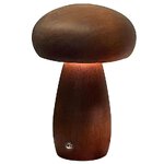 Lampka nocna GRZYBEK Art Deco brzowy MTWTHN