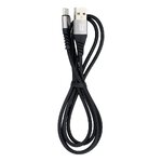 Kabel Blue Star z oplotem ze zczem USB A do USB C 3A