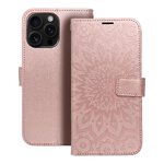 Kabura MEZZO Book do IPHONE 16 Pro Max mandala złoty róż