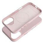 Futerał LEATHER MAG COVER kompatybilny z MagSafe do IPHONE 16 różowy