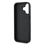 GUESS futerał do IPHONE 16 Plus GUHCP16MHG4SGK (Fixed Glitter Big 4G) czarny