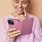 Kabura Dual Pocket do SAMSUNG A54 5G jasny rowy