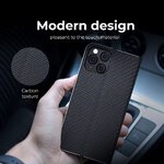 Kabura LUNA Book Carbon do XIAOMI Redmi NOTE 10 / 10S czarny