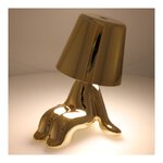 Lampka nocna GOLD MAN Art Deco siedzcy (wzr 6) MLTL