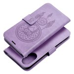 Kabura MEZZO Book do IPHONE 16 Plus łapacz snów fioletowy