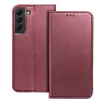 Kabura Smart Magneto do SAMSUNG A23 5G burgundowy