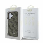 GUESS futerał do IPHONE 16 GUHCP16SG4GFBR (PU 4G Classic) brązowy