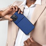 Futera NOBLE do IPHONE 15 Plus niebieski