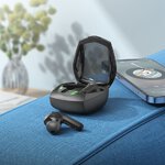 HOCO suchawki bezprzewodowe / bluetooth stereo TWS Magic gaming EW28 czarne