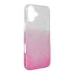 Futerał SHINING do IPHONE 16 Plus transparentny różowy