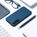 Futera SILICONE do SAMSUNG Galaxy A52 5G / A52 LTE ( 4G ) / A52S niebieski