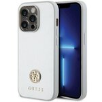 GUESS futera do IPHONE 15 Pro GUHCP15LPS4DGPS (Strass Metal Logo) srebrny
