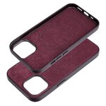 Woven Mag Cover kompatybilne z MagSafe do IPHONE 15 burgundowy