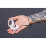Smart Ring R11M- inteligentny pierścień ze stali ze stacją ładującą rozmiar 13 (22,2mm) złoty