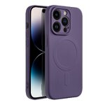 Futera Silicone Mag Cover kompatybilny z MagSafe do IPHONE 14 PRO ciemny fioletowy