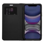 Kabura LUNA Book Carbon do IPHONE 14 czarny