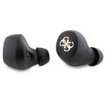 GUESS słuchawki bezprzewodowe bluetooth + stacja dokująca TWS ENC GUTWSP4EGW (4G Metal) brązowe