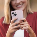 Futerał SILICONE MAG COVER kompatybilny z MagSafe do IPHONE 16 różowy