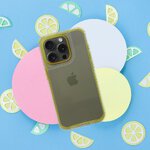 Futerał MATRIX CLEAR do IPHONE 12 żółty