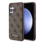 GUESS futera do SAMSUNG A55 GUOHCSA55G4GFBR (PU 4G Classic Metal Logo) brzowy