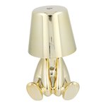 Lampka nocna GOLD MAN Art Deco siedzcy (wzr 5) MLTL