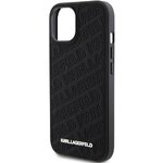 Oryginalne Etui KARL LAGERFELD Hardcase KLHCP15SPQKPMK do iPhone 15 (Quilted Pattern  / czarny)