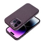 Leather Mag Cover kompatybilne z MagSafe do IPHONE 14 PLUS ciemny fioletowy