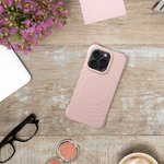 Silicone Zephyr Mag Cover kompatybilny z MagSafe do IPHONE 15 PRO MAX rowy