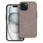 Woven Mag Cover kompatybilne z MagSafe do IPHONE 15 jasny brzowy