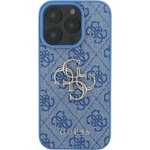 GUESS futerał do IPHONE 16 GUHCP16S4GMGBL (4G PU Big Logo) niebieski